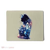 Mystical Cat Fusion Beautiful Celestial Unique Mousepad thumb 0