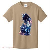 Mystical Cat Fusion Beautiful Celestial Unique Kids T-Shirt thumb 0
