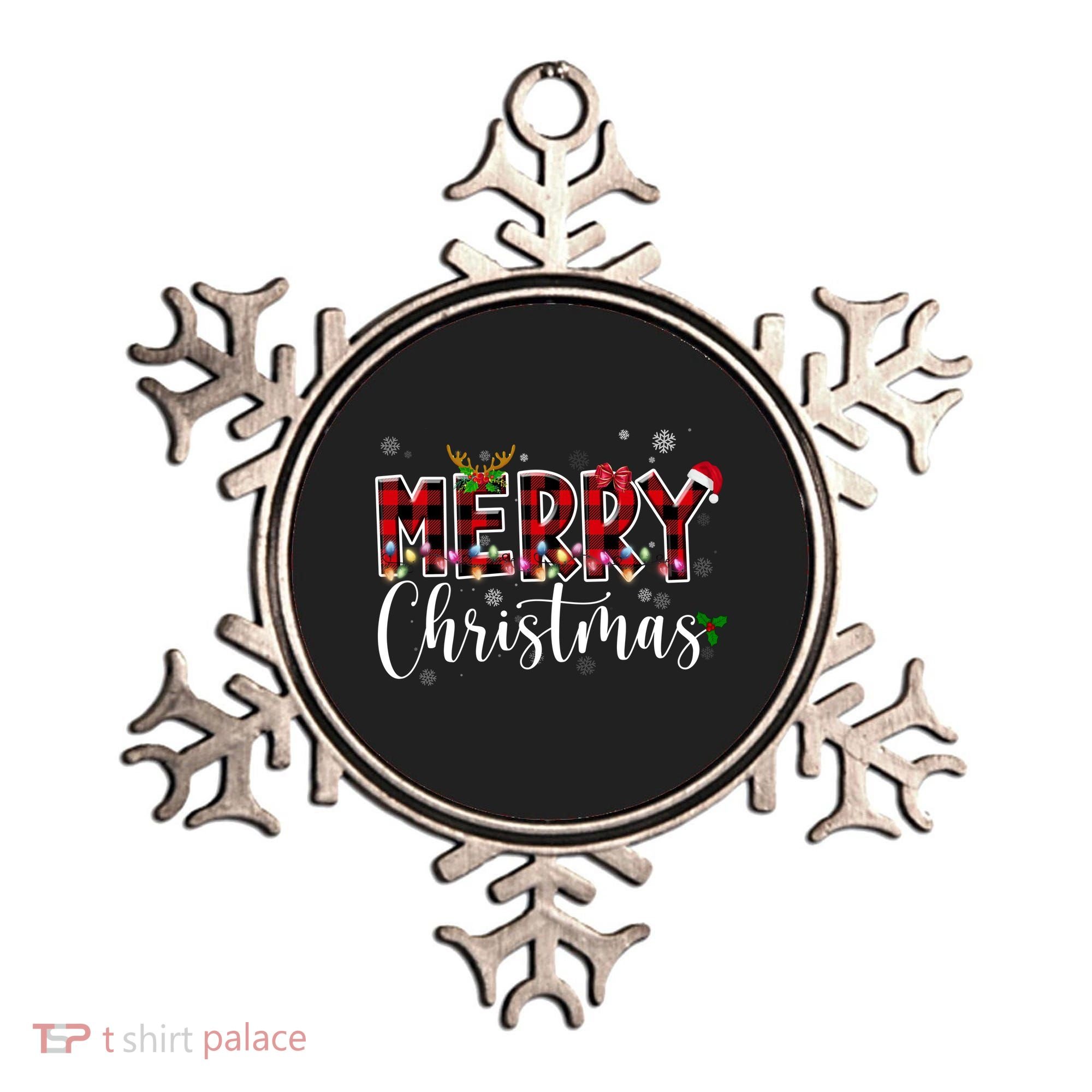 Merry Christmas Festive Cute Holiday Ornament