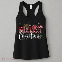 Merry Christmas Festive Cute Holiday Women's Tank Top thumb 3