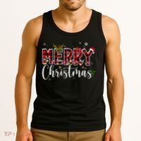 Merry Christmas Festive Cute Holiday Tank Top thumb 3