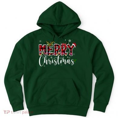 Merry Christmas Festive Cute Holiday Hoodie