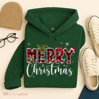 Merry Christmas Festive Cute Holiday Hoodie thumb 4