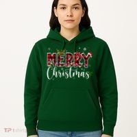 Merry Christmas Festive Cute Holiday Hoodie thumb 5
