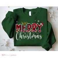 Merry Christmas Festive Cute Holiday Sweatshirt thumb 2