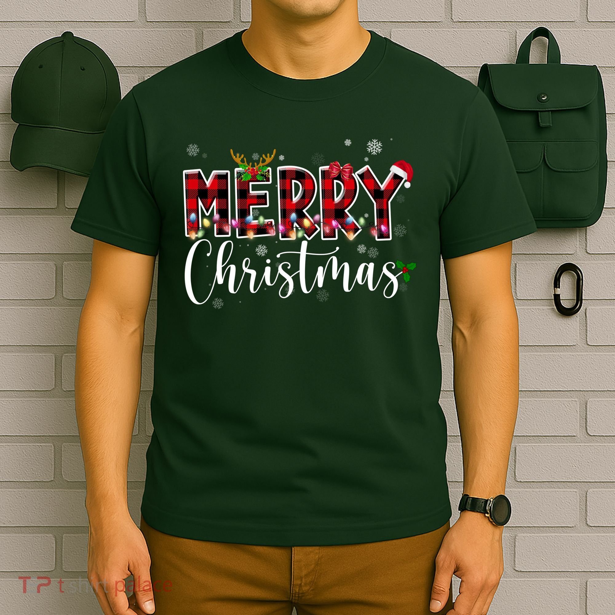 Merry Christmas Festive Cute Holiday T-Shirt