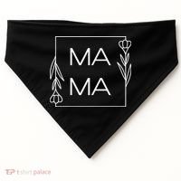 Mama Cute Flower Mother's Day Gift USA-Made Doggie Bandana thumb 0