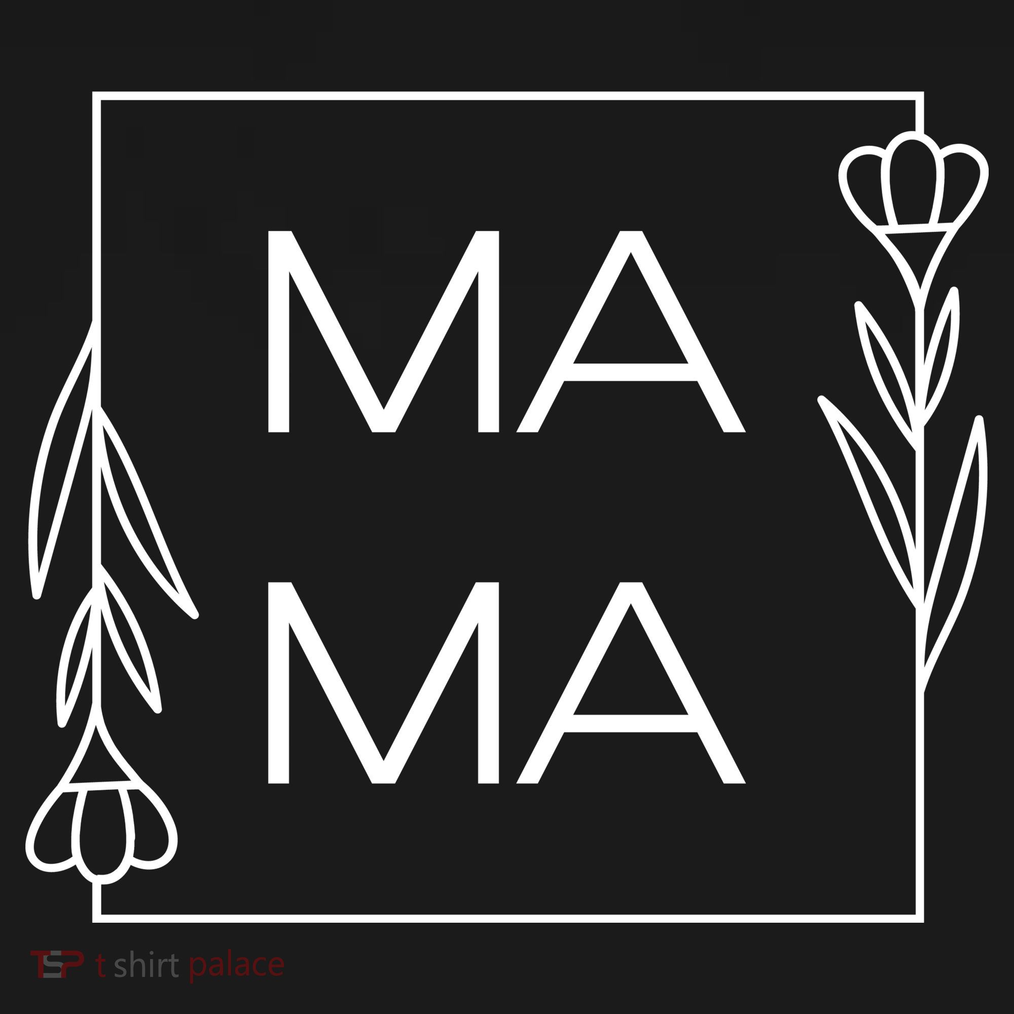 Mama Cute Flower Mother's Day Gift USA-Made Doggie Bandana
