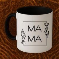 Mama Cute Flower Mother's Day Gift Coffee Mug thumb 2