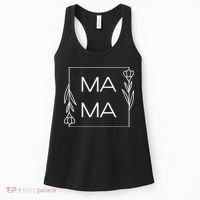Mama Cute Flower Mother's Day Gift Women's Tank Top thumb 0