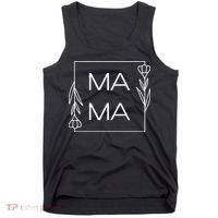 Mama Cute Flower Mother's Day Gift Tank Top thumb 0