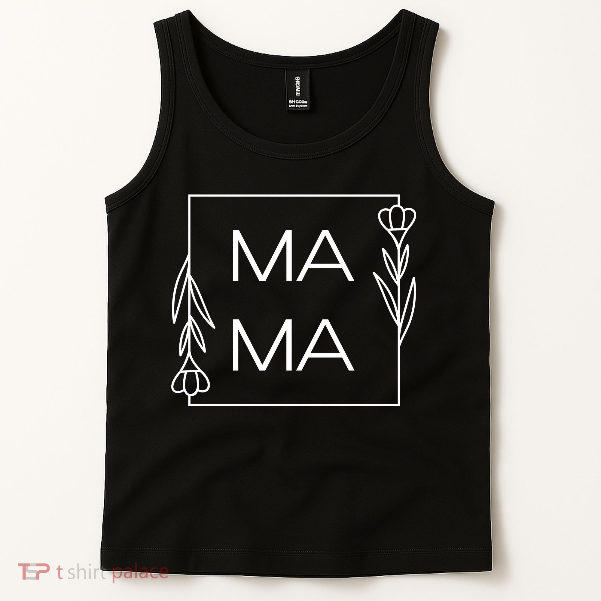 Mama Cute Flower Mother's Day Gift Tank Top
