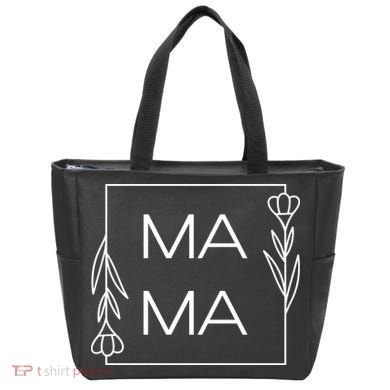 Mama Cute Flower Mother's Day Gift Tote Bag