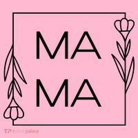Mama Cute Flower Mother's Day Gift Button thumb 1