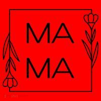 Mama Cute Flower Mother's Day Gift Santa Hat thumb 1