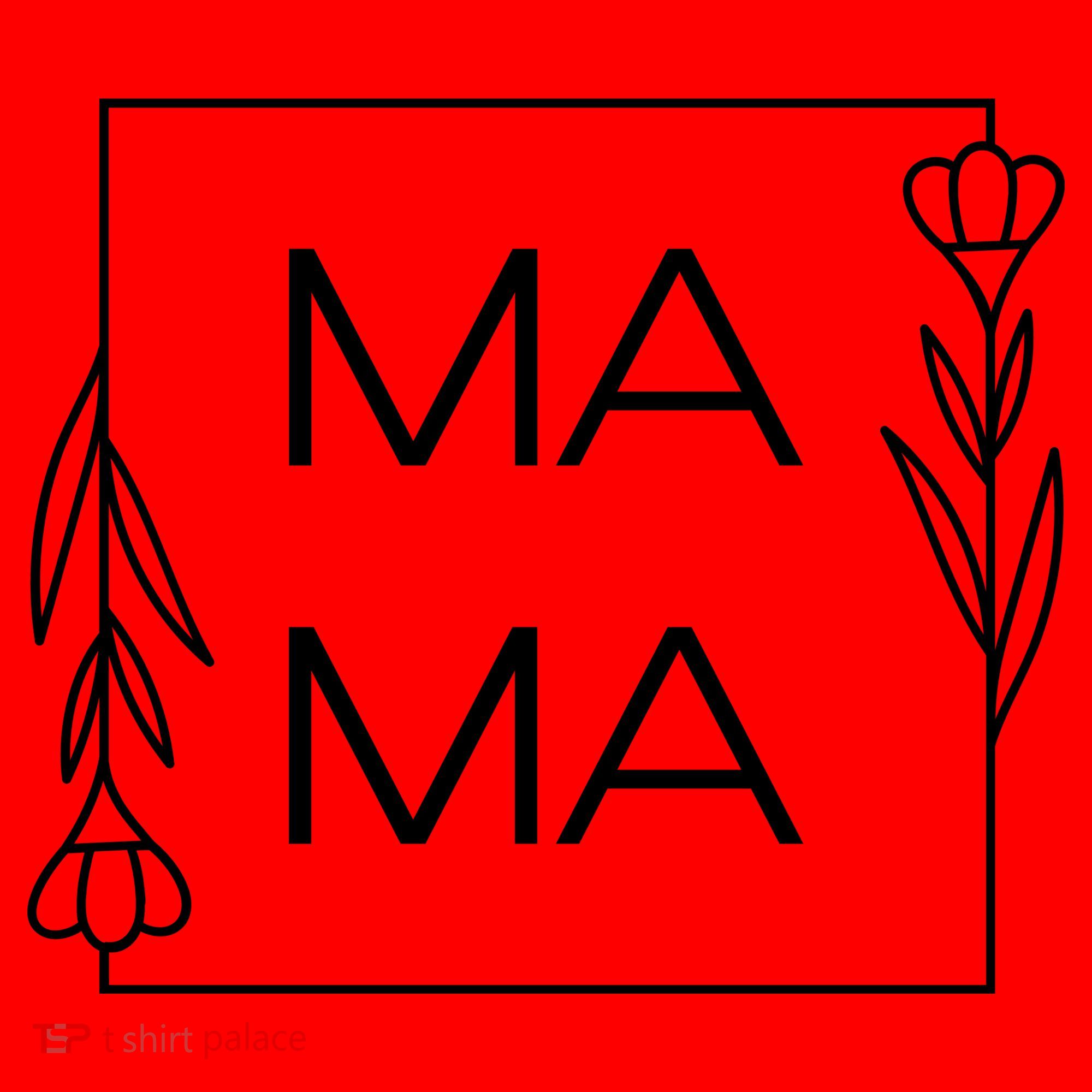 Mama Cute Flower Mother's Day Gift Santa Hat