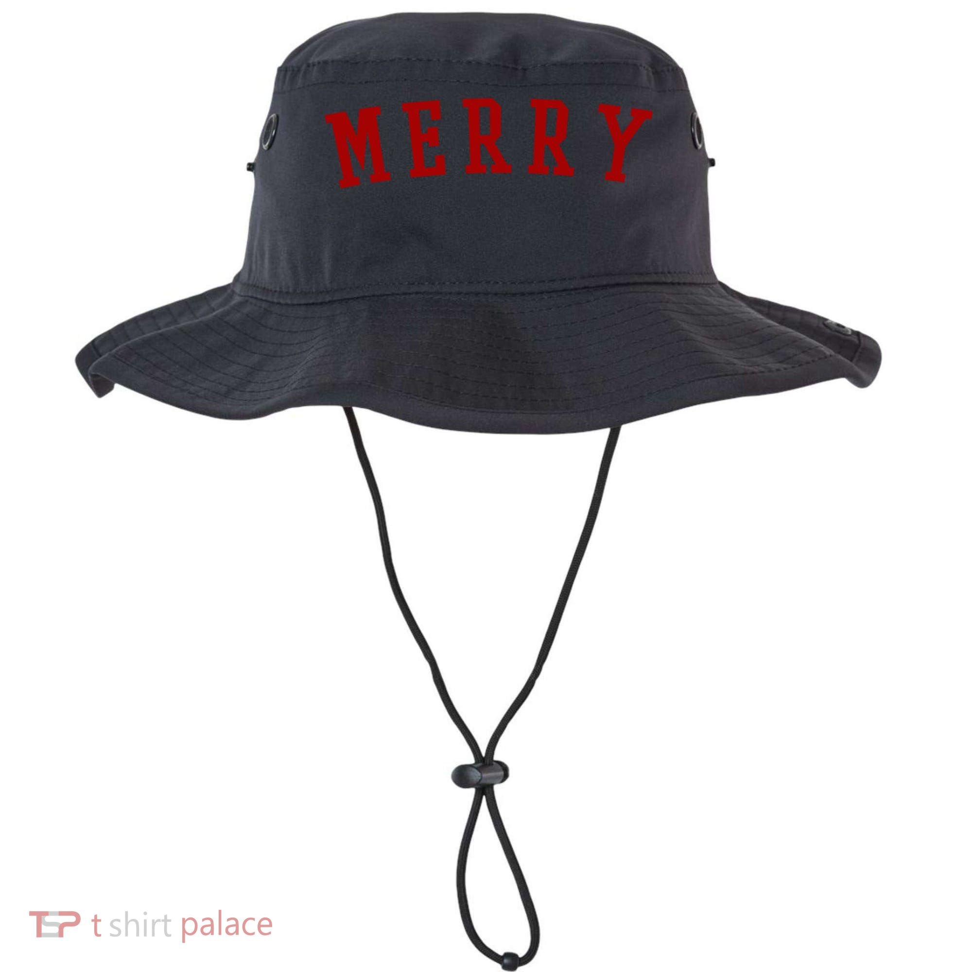Merry Christmas Festive Holiday Bucket Hat