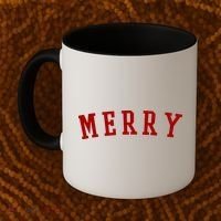 Merry Christmas Festive Holiday Coffee Mug thumb 2