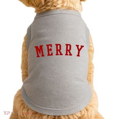 Merry Christmas Festive Holiday Doggie Tank