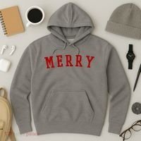 Merry Christmas Festive Holiday Hoodie thumb 3