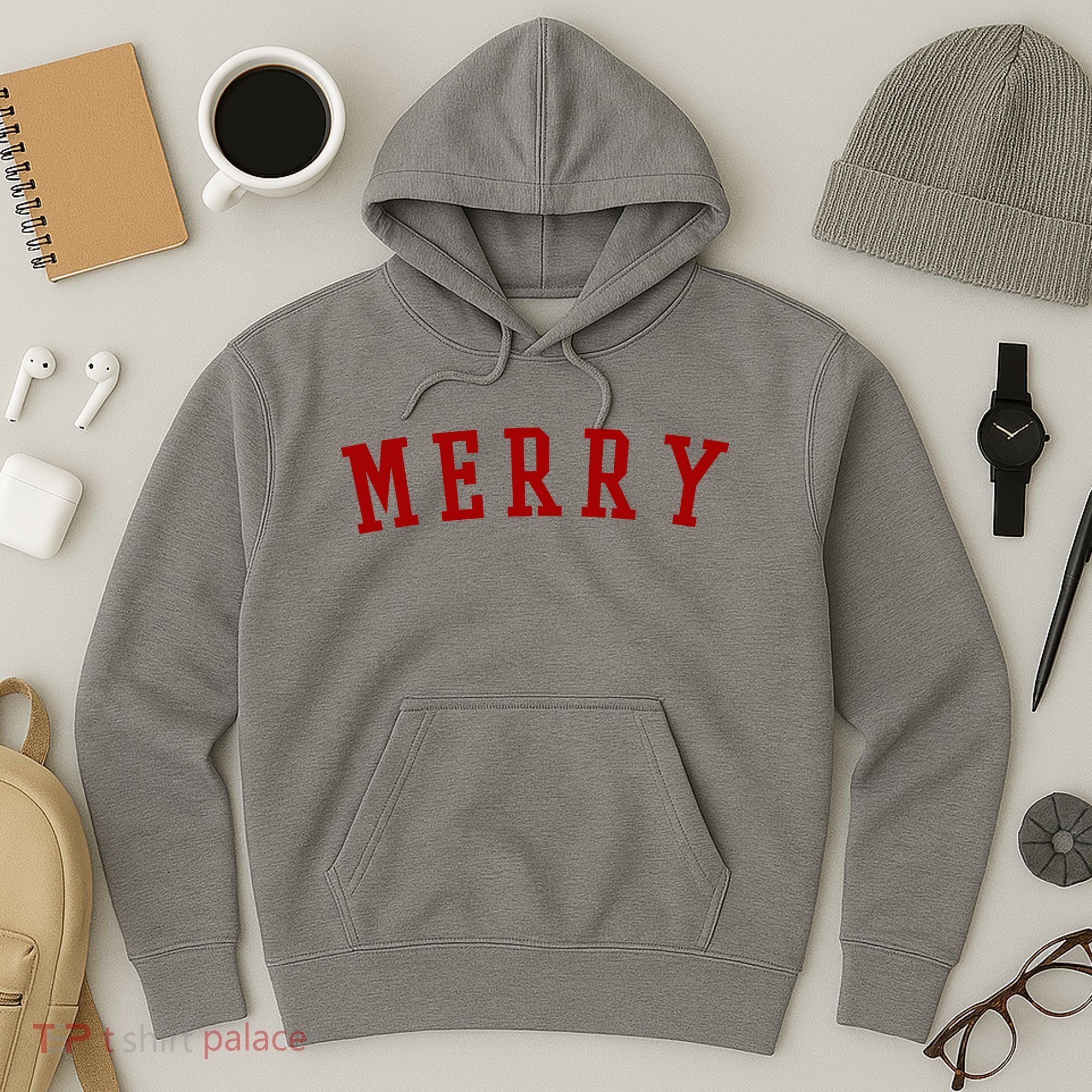 Merry Christmas Festive Holiday Hoodie