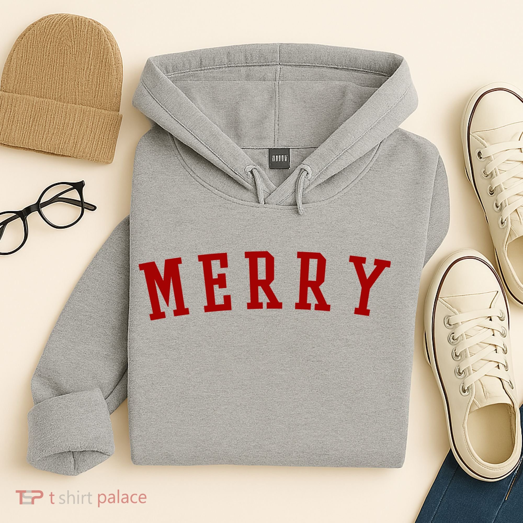Merry Christmas Festive Holiday Hoodie