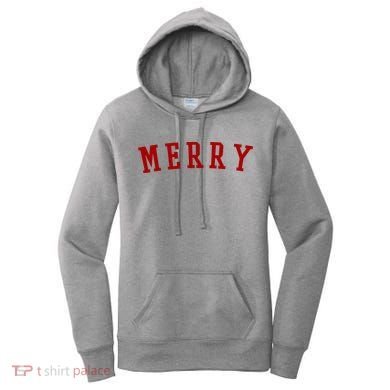 Merry Christmas Festive Holiday Women's Hoodie