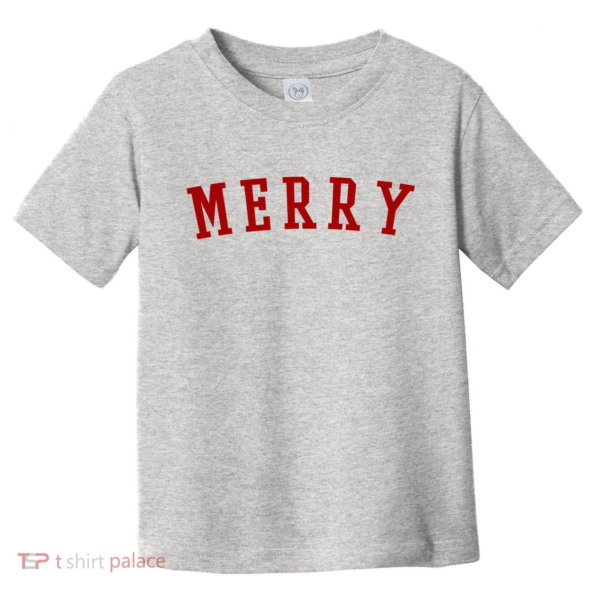 Merry Christmas Festive Holiday Toddler T-Shirt