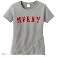 Merry Christmas Festive Holiday Women's T-Shirt thumb 0