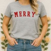 Merry Christmas Festive Holiday Women's T-Shirt thumb 2