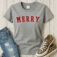 Merry Christmas Festive Holiday Women's T-Shirt thumb 3