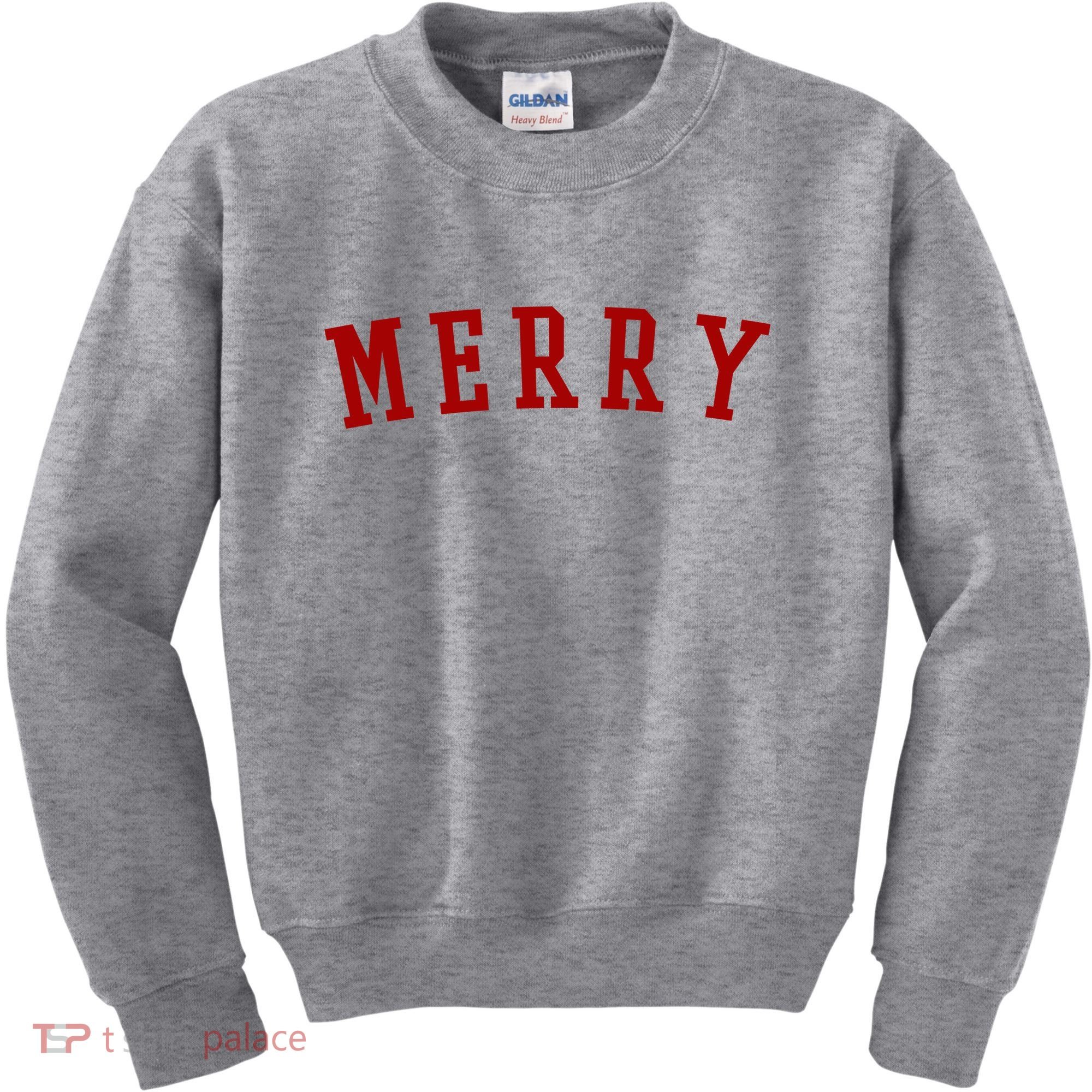 Merry Christmas Festive Holiday Kids Sweatshirt