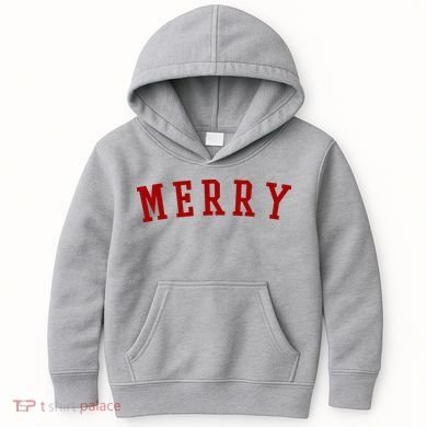 Merry Christmas Festive Holiday Kids Hoodie