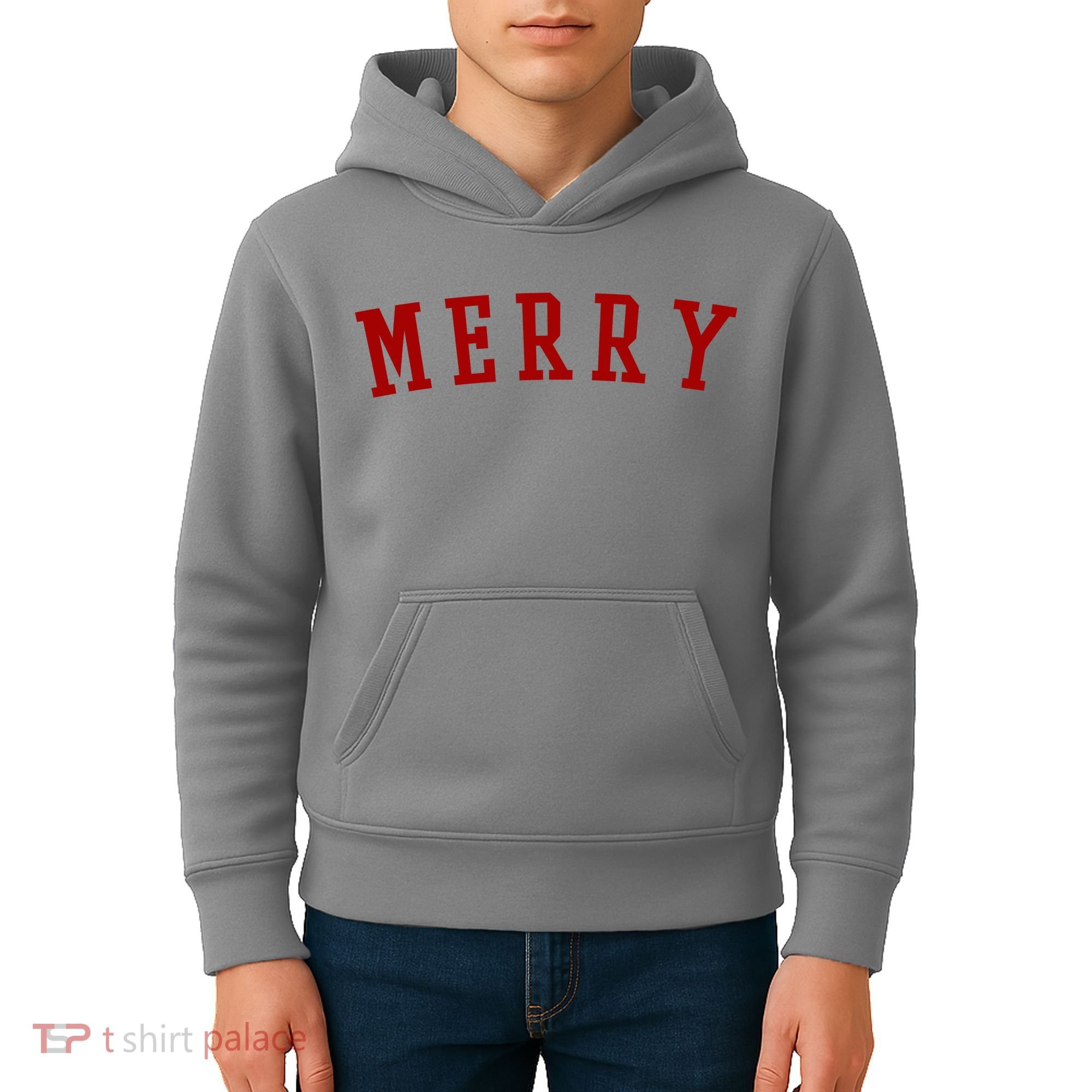Merry Christmas Festive Holiday Kids Hoodie