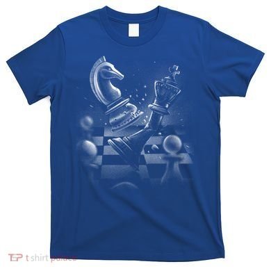 Monochrome Chess Game Graphic Classic Strategy Design Gift T-Shirt