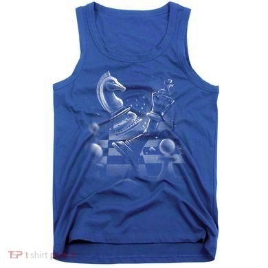 Monochrome Chess Game Graphic Classic Strategy Design Gift Tank Top