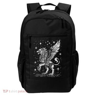 Mystical Creepy Gryphon Greek Mythical Creature Backpack