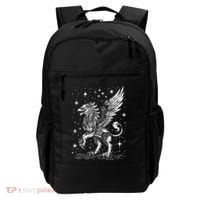 Mystical Creepy Gryphon Greek Mythical Creature Backpack thumb 0