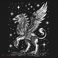Mystical Creepy Gryphon Greek Mythical Creature Ornament thumb 1