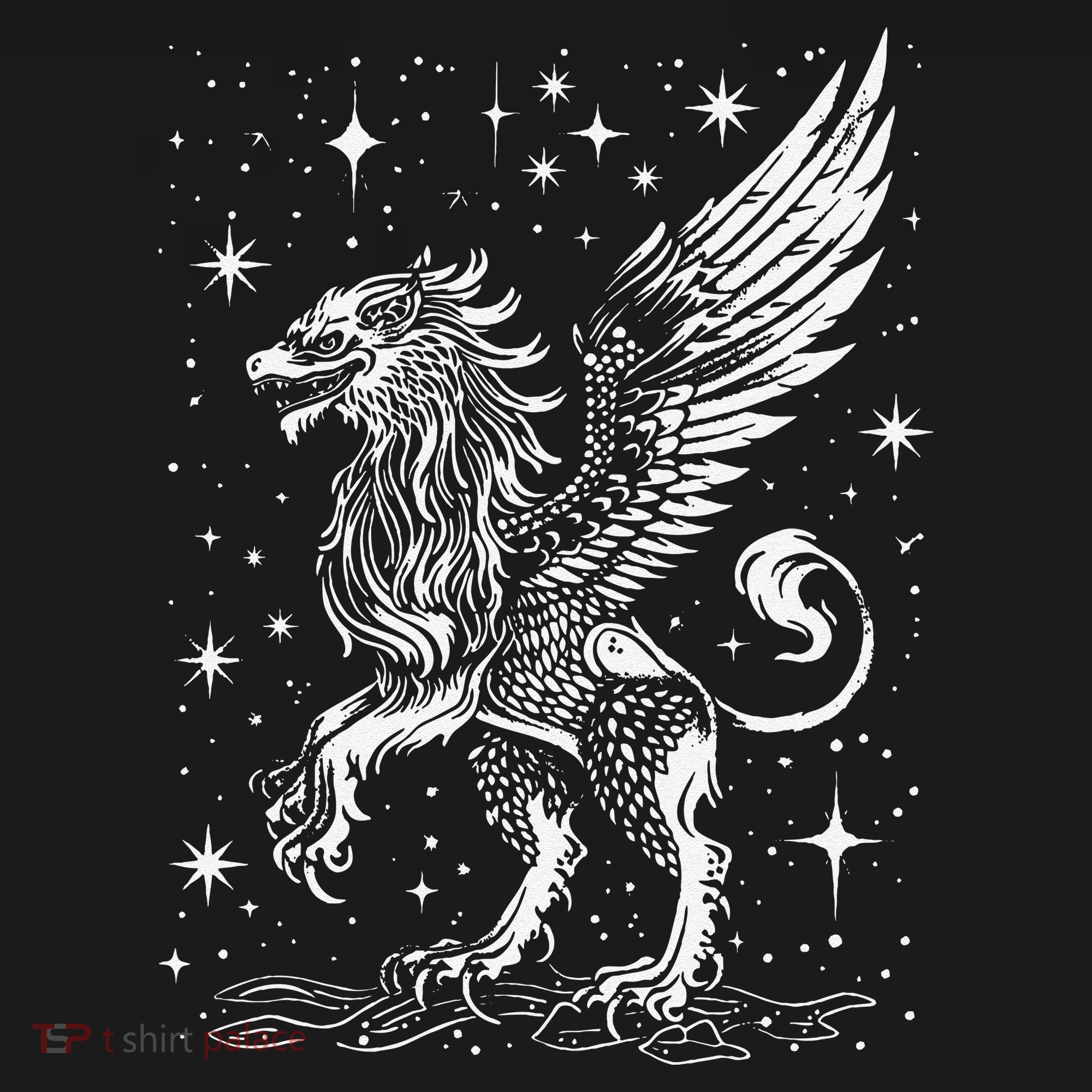 Mystical Creepy Gryphon Greek Mythical Creature Ornament