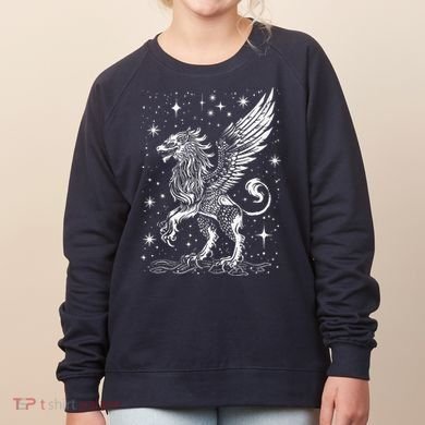 Mystical Creepy Gryphon Greek Mythical Creature Women's Sweatshirt