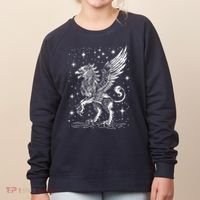Mystical Creepy Gryphon Greek Mythical Creature Women's Sweatshirt thumb 0
