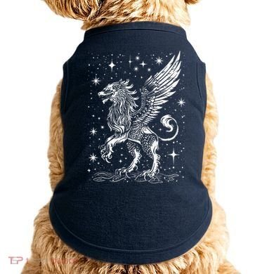 Mystical Creepy Gryphon Greek Mythical Creature Doggie Tank