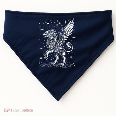 Mystical Creepy Gryphon Greek Mythical Creature USA-Made Doggie Bandana