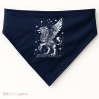 Mystical Creepy Gryphon Greek Mythical Creature USA-Made Doggie Bandana thumb 0
