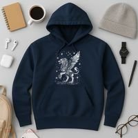 Mystical Creepy Gryphon Greek Mythical Creature Hoodie thumb 3