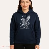 Mystical Creepy Gryphon Greek Mythical Creature Hoodie thumb 5
