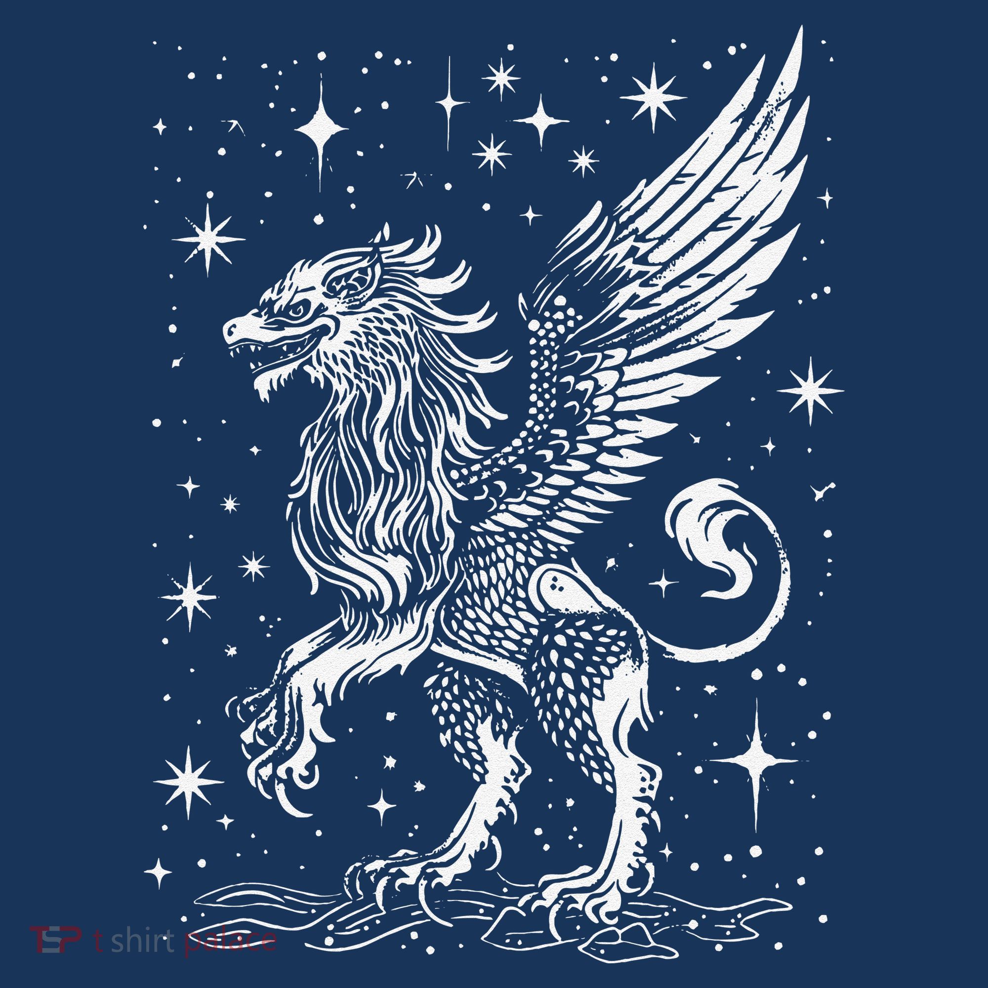Mystical Creepy Gryphon Greek Mythical Creature Coaster