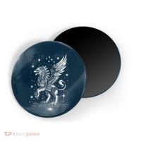 Mystical Creepy Gryphon Greek Mythical Creature Magnet thumb 0