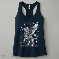Mystical Creepy Gryphon Greek Mythical Creature Women's Tank Top thumb 3